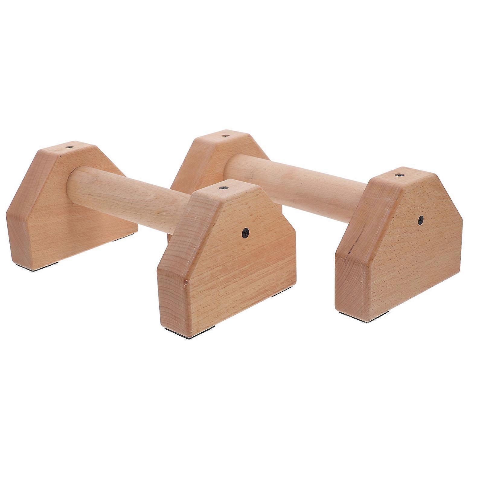 Wooden Pushup Handles for Strength Training Push Up Bars 4Pcs