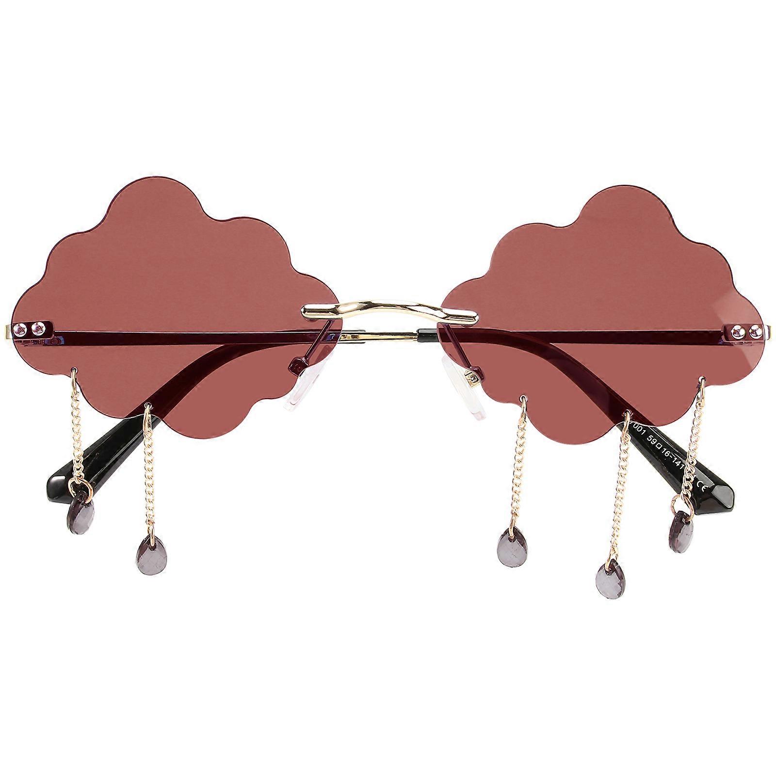Beach Eyewear Clouds Shape for Decor 3Pairs Sunglasses Accessory