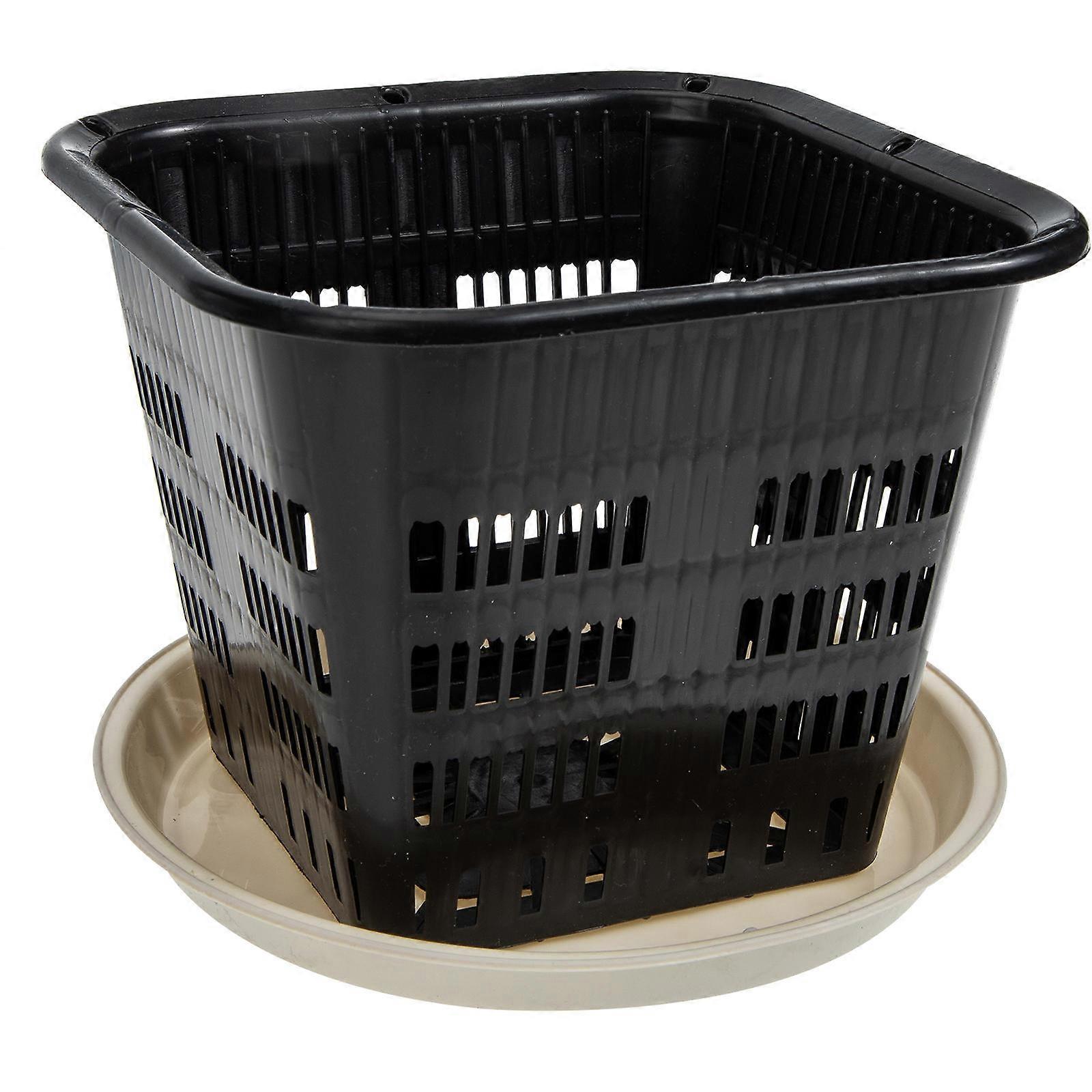 Breathable Root Control Gardening Flowerpot Plastic Plant Pot 3Sets