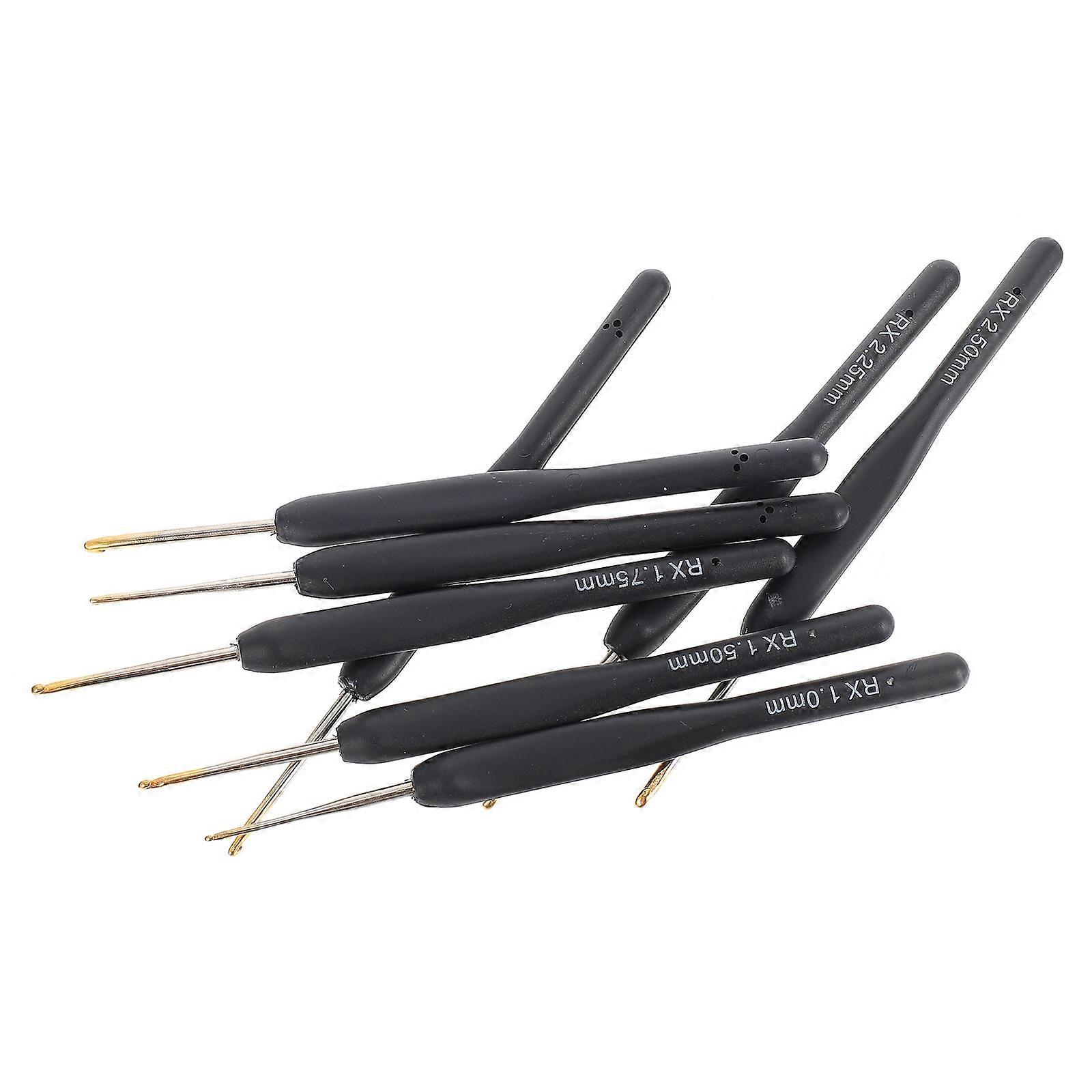 Soft Handle Crochet Hooks Premium Knitting Supplies for Knitting 8Pcs Set