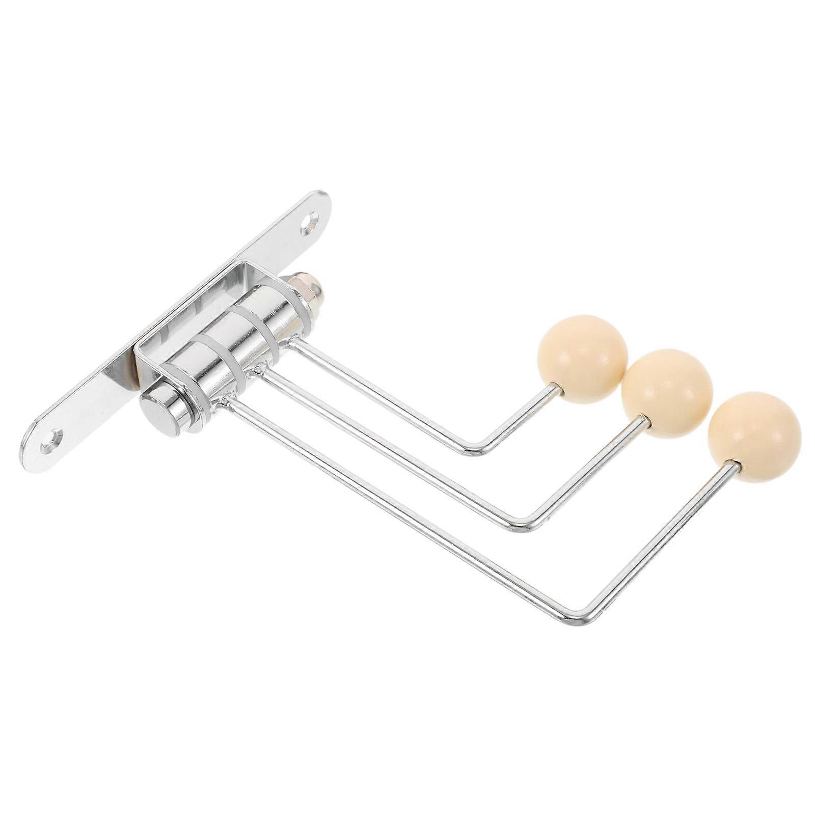 Adjustable Wall-Mounted Coat Rack for Space Saving 5Pcs Hooks