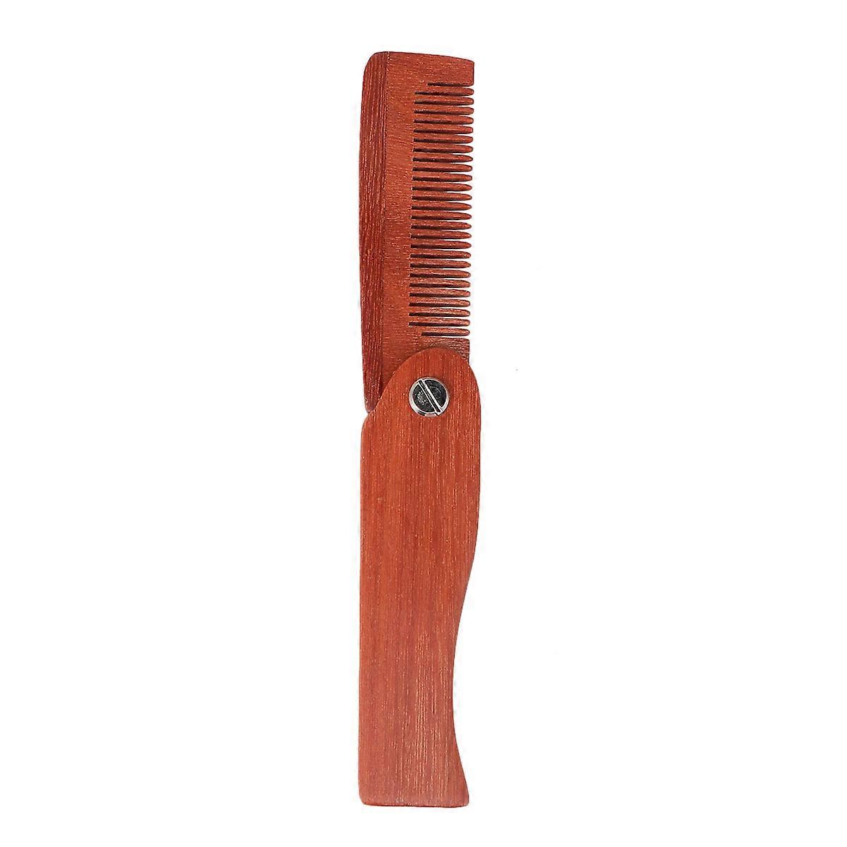 Hair Comb Wooden Comb for Comfortable Scalp Massage 2Pcs Foldable
