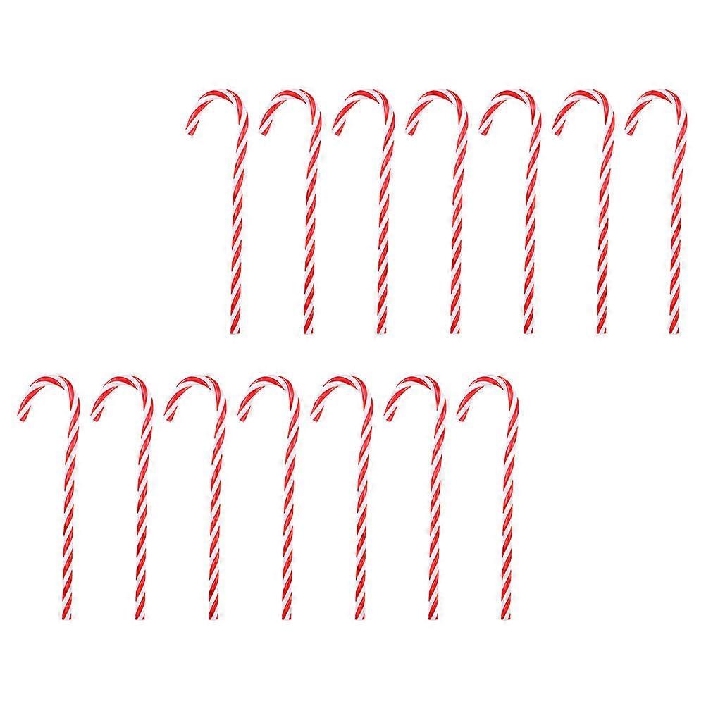 Christmas Tree Pendant Candy Cane Shape Hanging Decor for Decoration 28Pcs