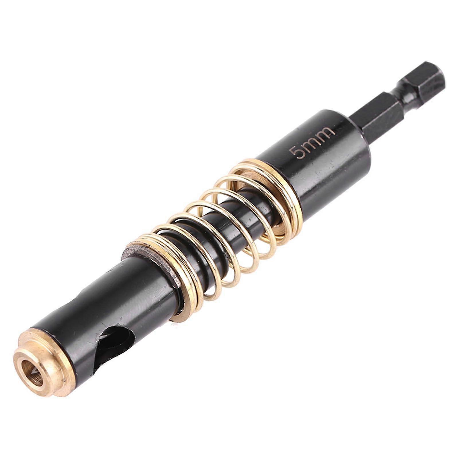 Black Hinge Drill Bits 5mm Hex Shank Brass WearResistant Long Service Life For Reaming And Drilling Wood And Plastic