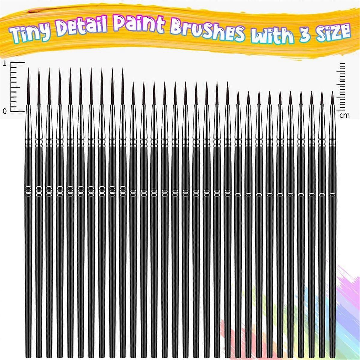 36 Pcs Detail Paint Brushes, Tiny Thin Paintbrushes Set