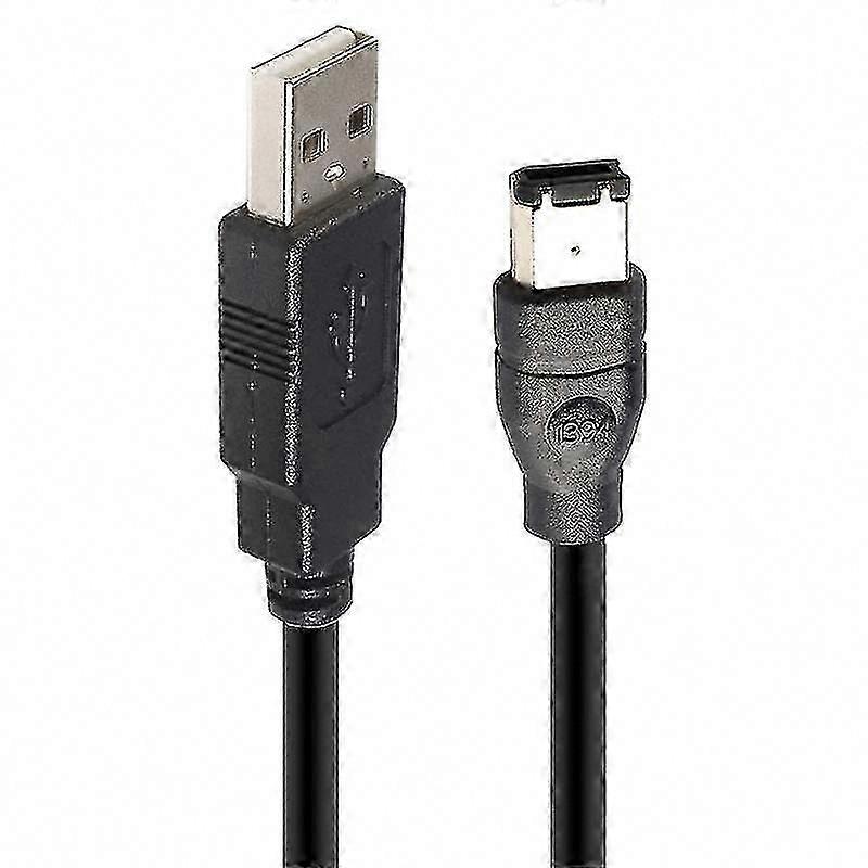 JUNSUNMAY 1,8 m adaptérový kábel Firewire IEEE 1394 6-kolíkový samec na USB 2.0 samec