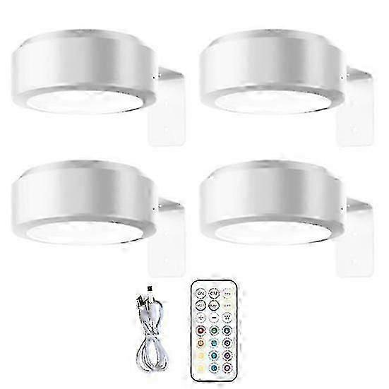 Lampe murale sans fil avec télécommande Lampe de peinture RVB 13 couleurs réglable à piles à intensité variable