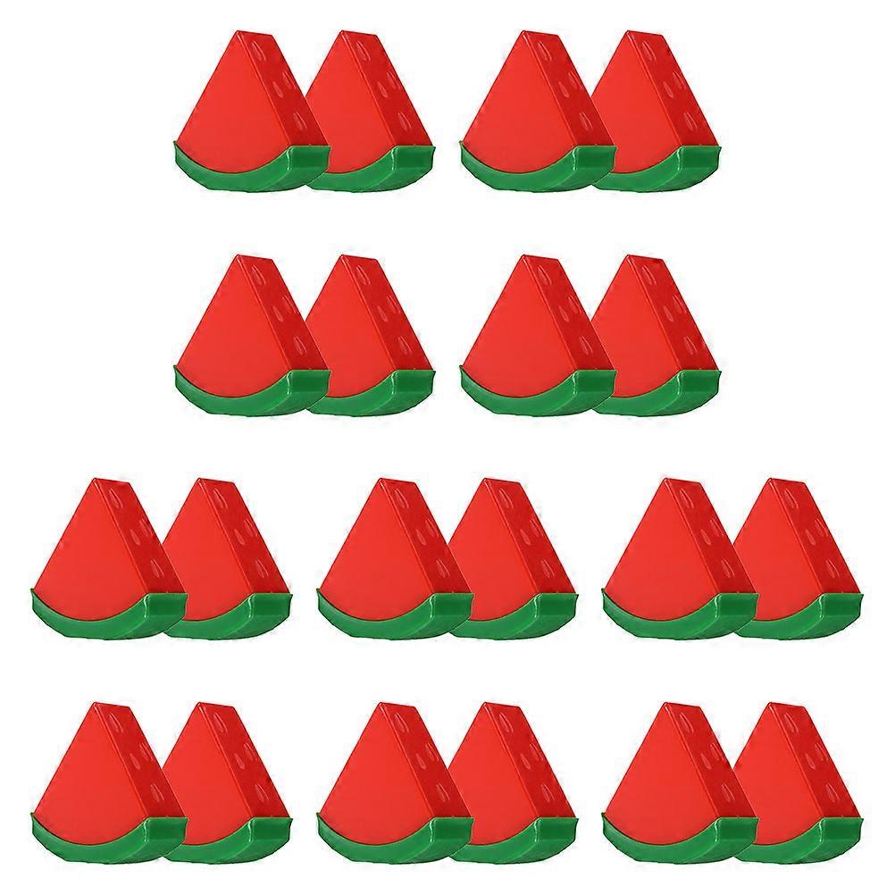 Watermelon Candy Box for Party Use 20Pcs Mini Treat Boxes Red Plastic