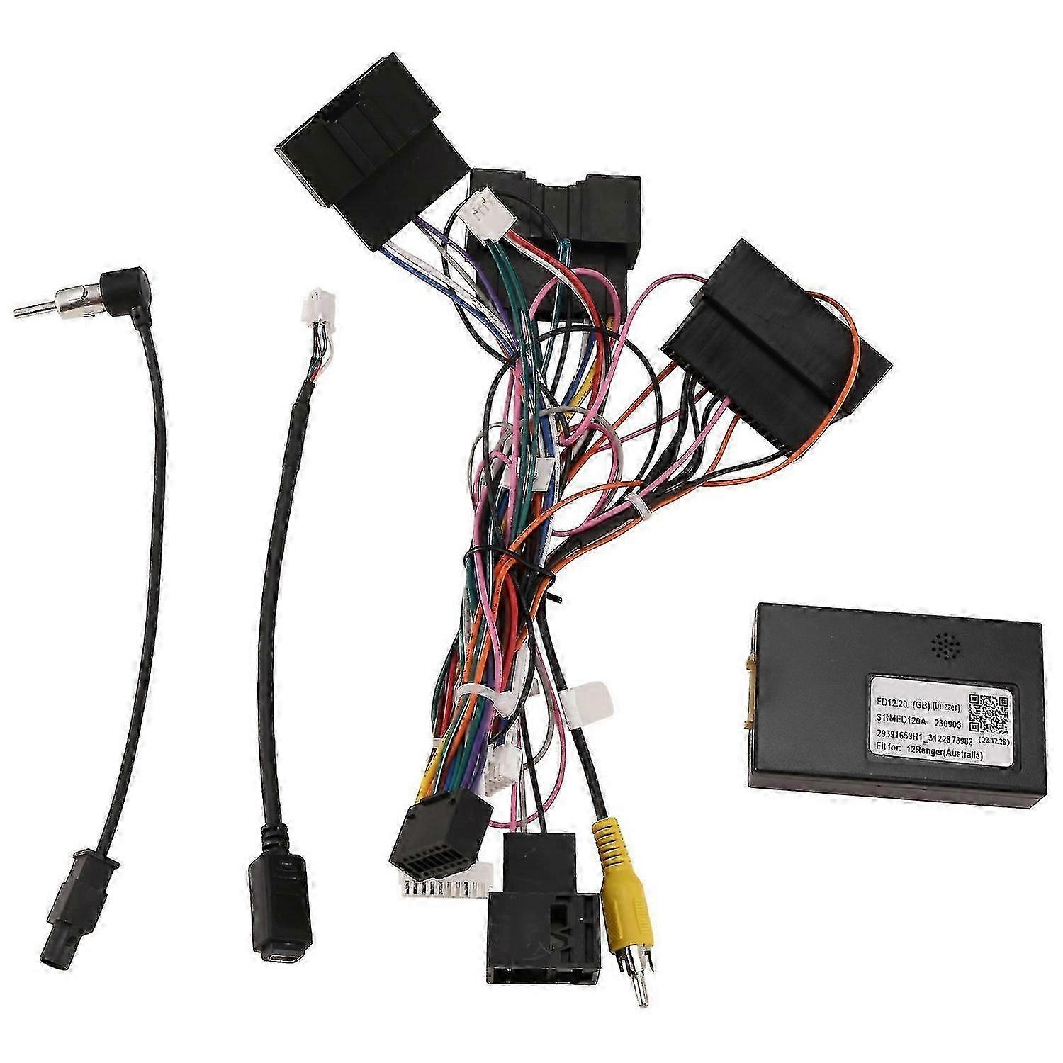 Ford Ranger Android Head Unit Stromkabelbaum mit CANBus-Anschluss