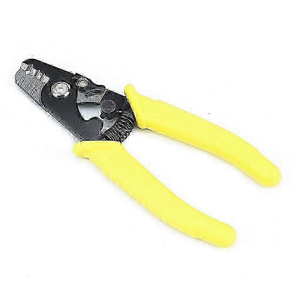 Fiber Optic Wire Stripper with Three-Hole Segmented Stripping, Non-slip Handle, Safety Buckle for Loose Tubes - CFS-32025