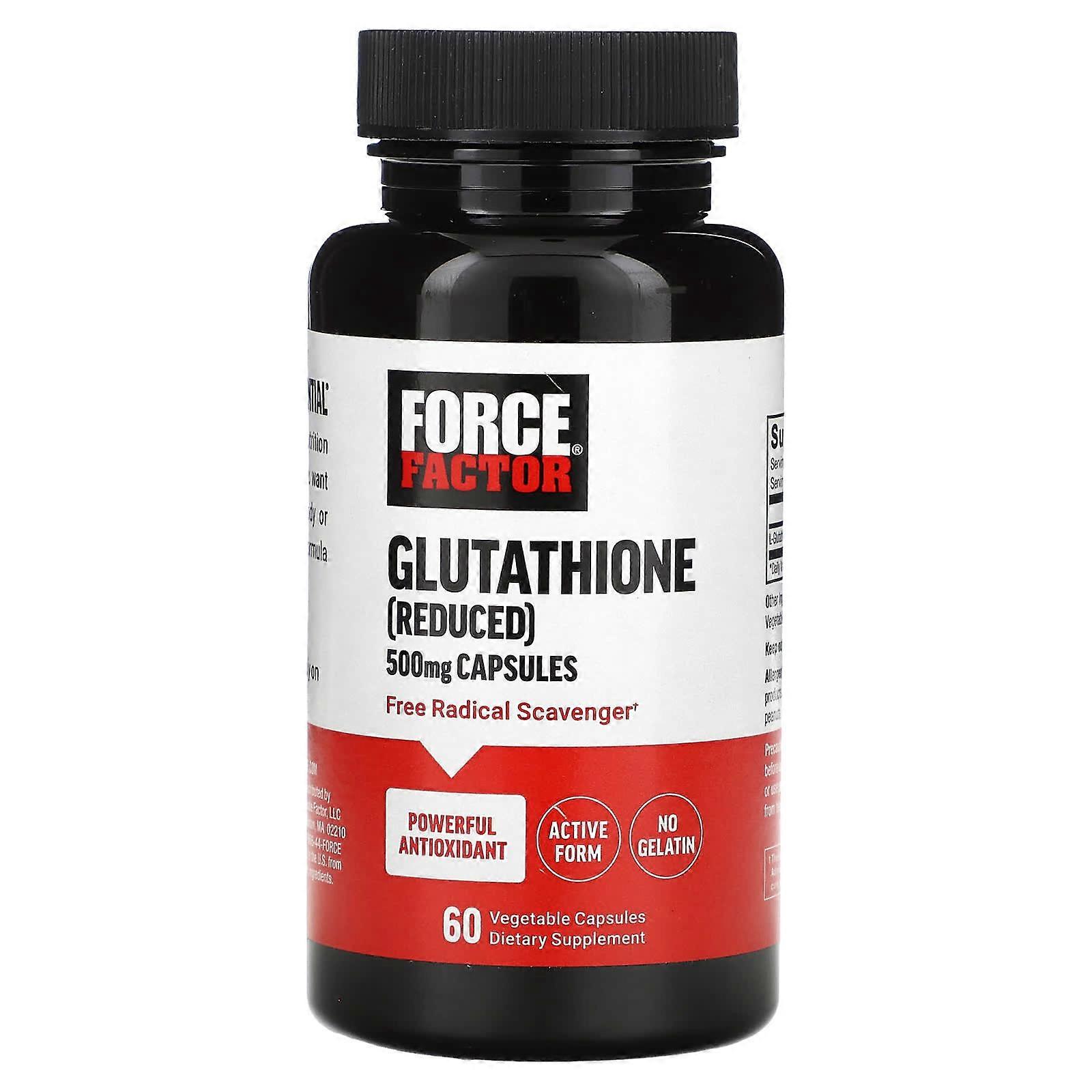 Glutathione (Reduced), 500 mg , 60 Vegetable Capsules