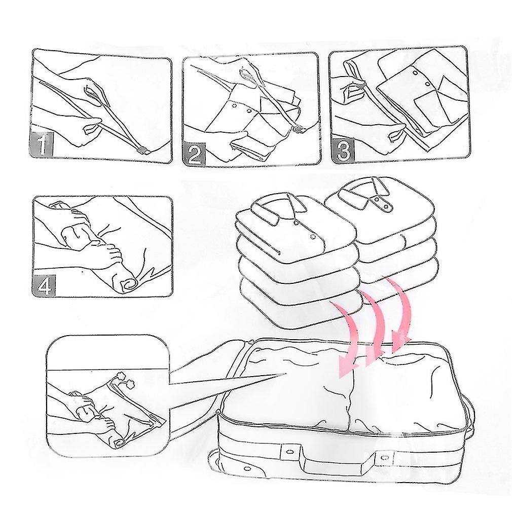 11pcs Thickened Compression Vacuum Compression Storage Bags With Hand-pump