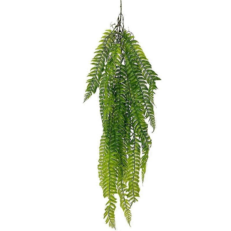 Simulation of hanging green vines and green grass false vines B