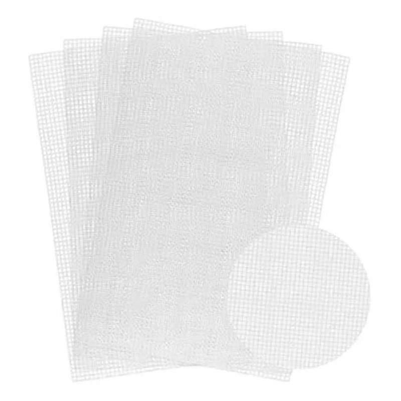 2025 Plastic Mesh Canvas Sheets for Embroidery,Eyelet Net,Plastic Needle Point Canvas Craft DIY,Knitting Crochet Projects,A