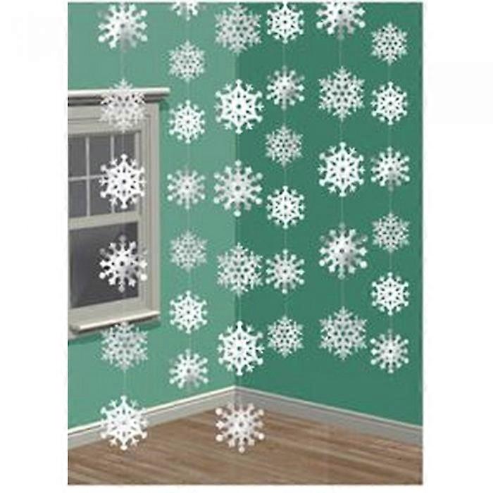 Amscan Hanging Snowflake Decorations (Pack of 6)