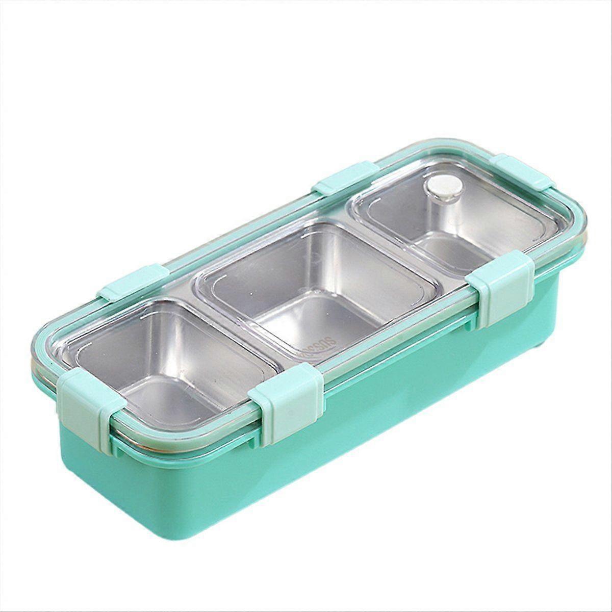 3 Compartment Lunch Box, Portable Food Storage Container B