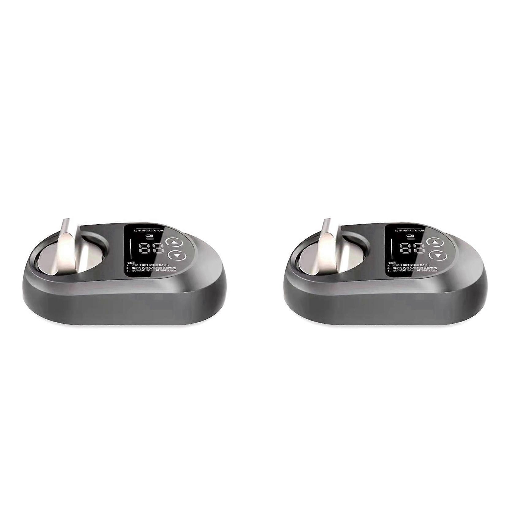 Gas Stove Auto Fire Off Timer Kitchen Smart Switch Anti-Dry (Right)