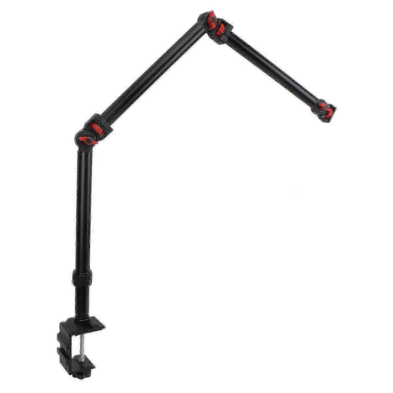 Hot Camera Arm Clamp Mount, Camera Desktop Mount Retractable Clamp, 1/4" Screw Hole, Adjustable Microphone