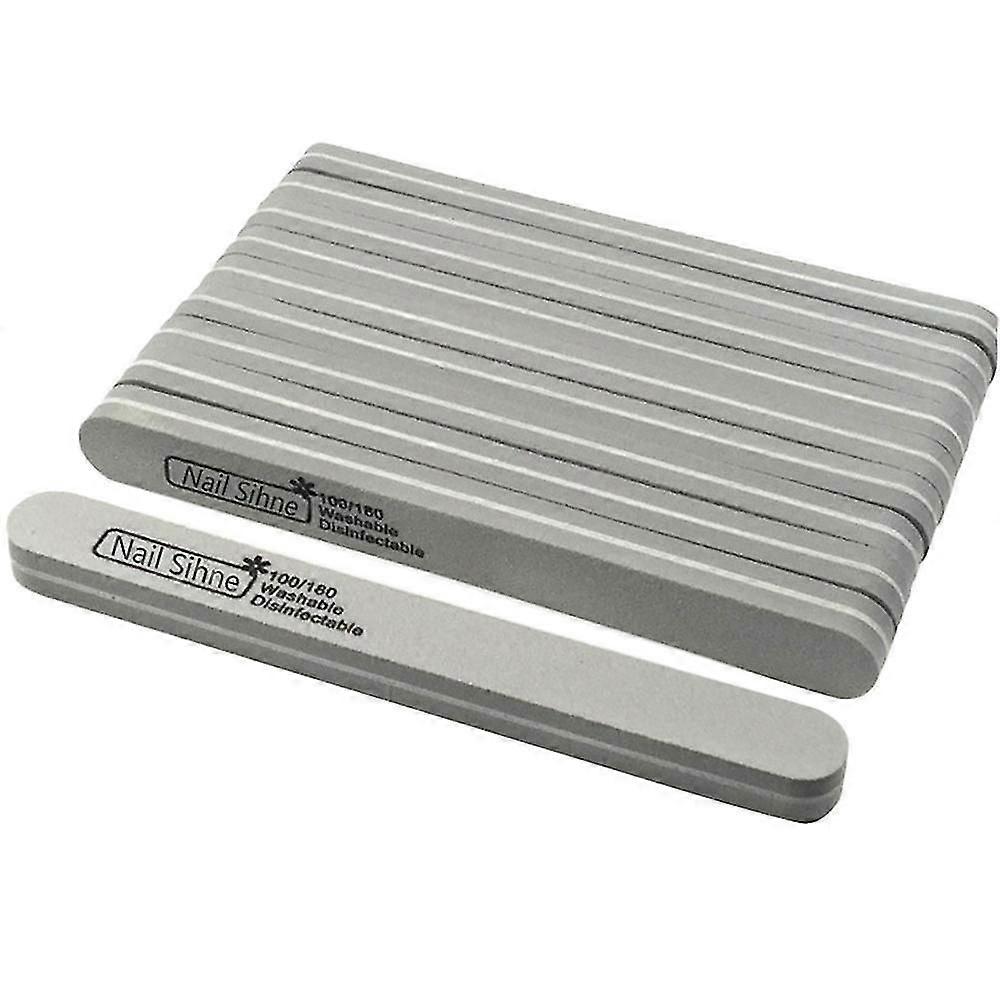 Scrub Nail Buffer File Double Sided Emery Board For Natural Nail Professional