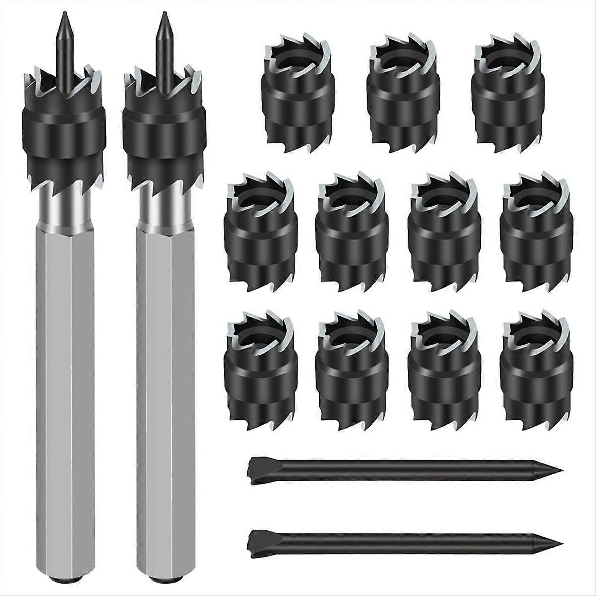 15Pack Rotary Spot Weld Cutter Sets Double