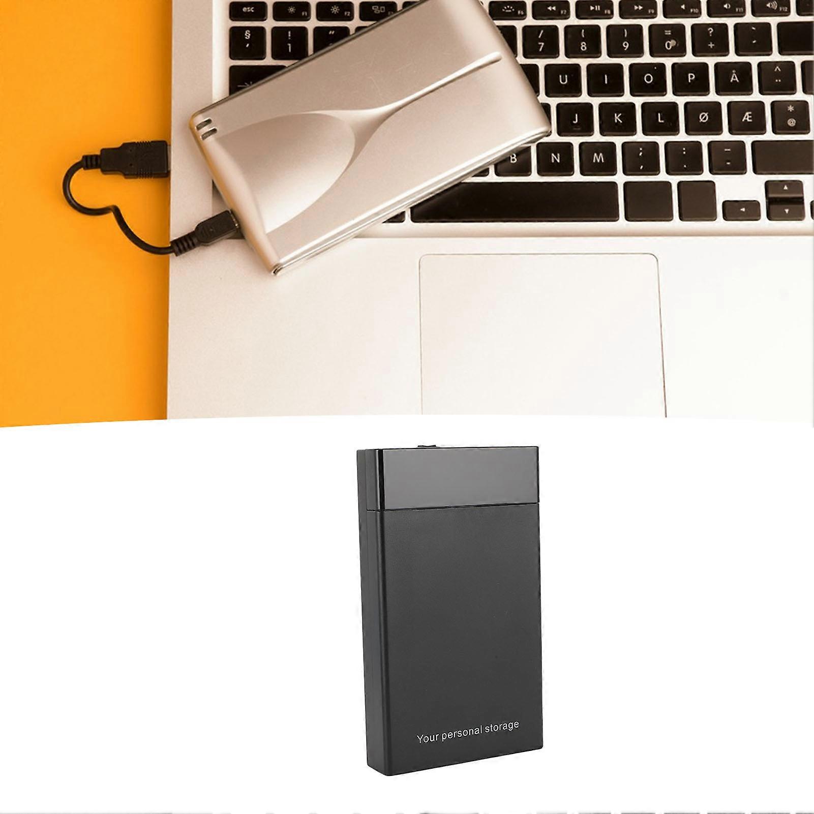 Hard Drive Enclosure 16TB 5Gbps USB3.0 Plug and Play External Hard Drive Enclosure for 2.5 3.5 Inch HDD SSD US Plug AC 100 to 240V 