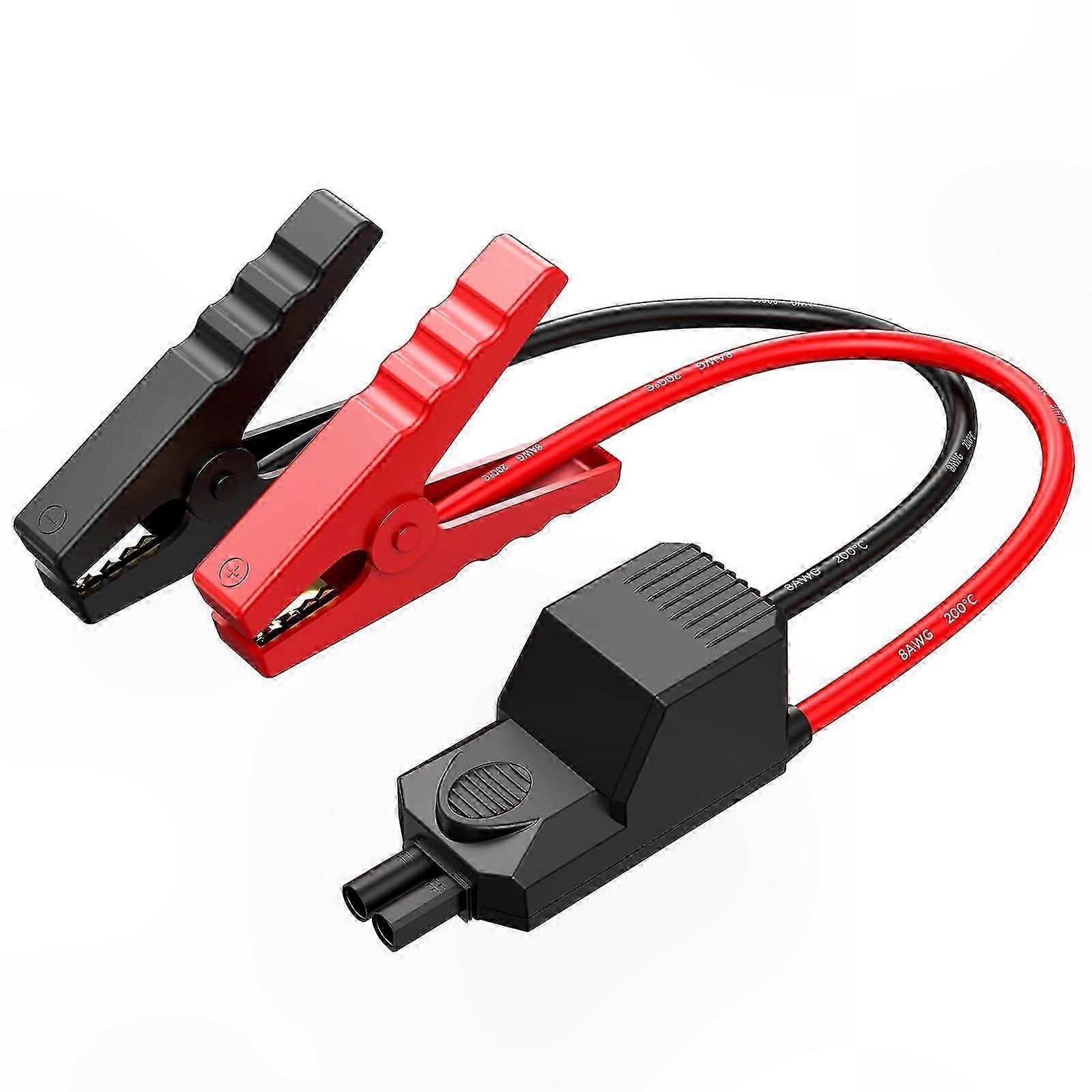 Smart Jumper Clamps, Replacement Intelligent Jump Starter Clamps with 10 Protections