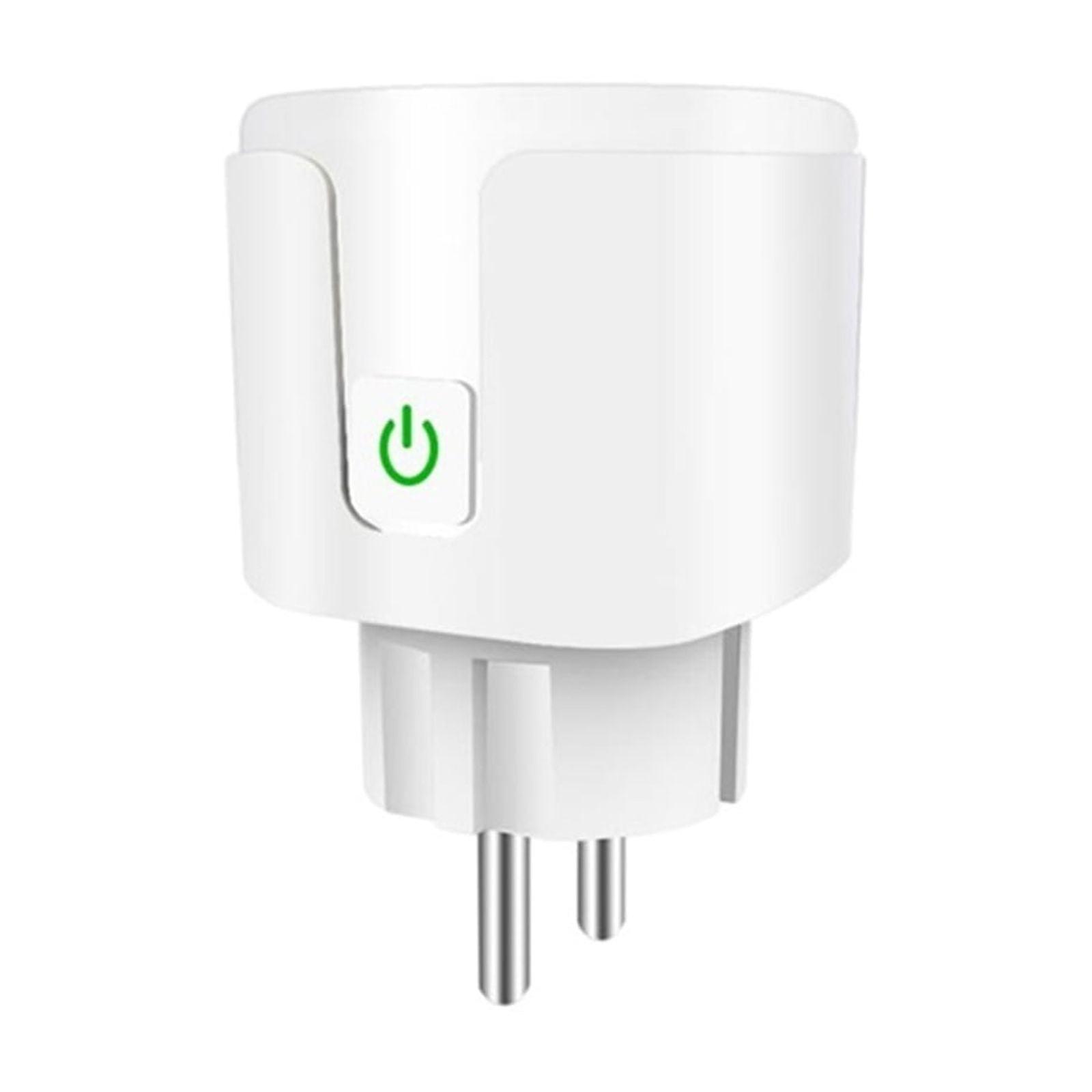 WIFI Wireless Remote Socket 20A Smart Timer Voice Control Home Fire Retardant PC Smart Power Socket ,Easy to Use