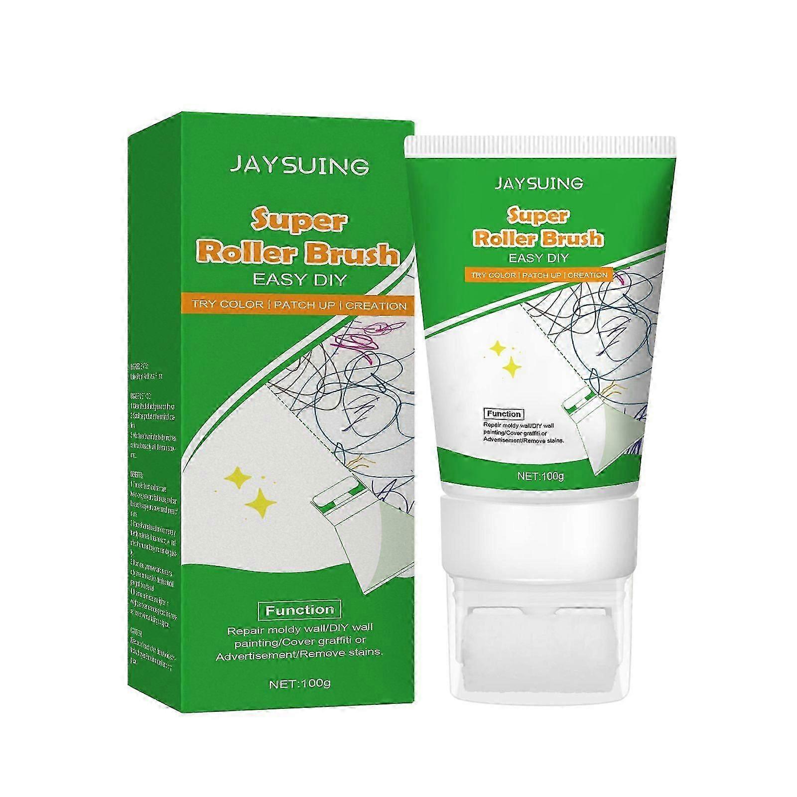 Wall Repair Paint: White Wall Repair Roller Brush Moisture