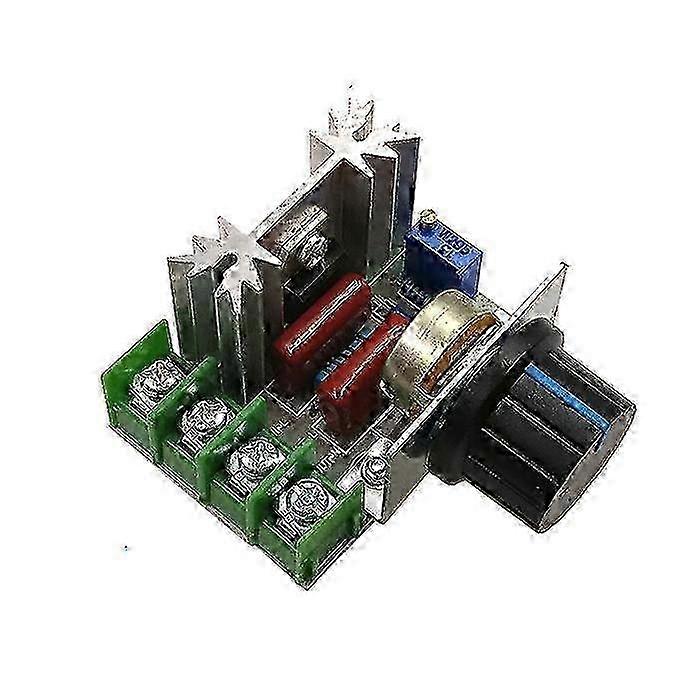 2000w Ac Motor Speed Controller 50-220v 25a Adjustable Motor Speed Controller Voltage Regulator1pcs-green