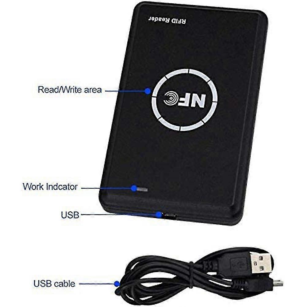 Rfid Nfc Copier Duplicator 125khz Key Fob Smart Card Reader Writer 13.56mhz Salattu ohjelmoija meille