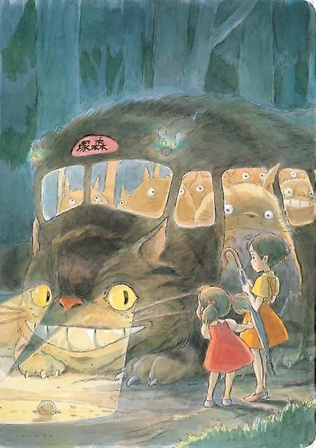 Studio Ghibli My Neighbor Totoro Journal Lets Ride The Cat Bus by Studio Ghibli Notebook  blank book Book