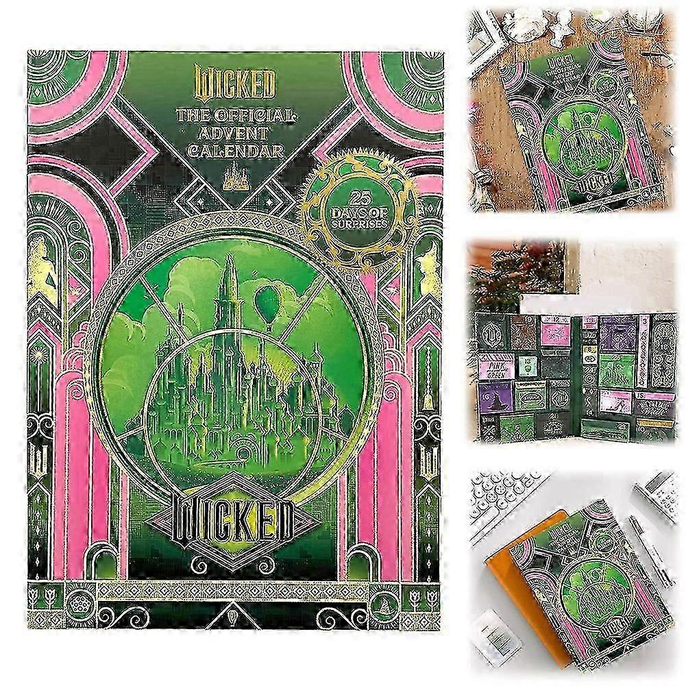 Wicked-movie Συλλογές Προϊόντων Advents Ημερολόγιο Wicked-στολίδια Ημερολόγιο αντίστροφης μέτρησης διακοπών για το φεστιβάλ διακοπών