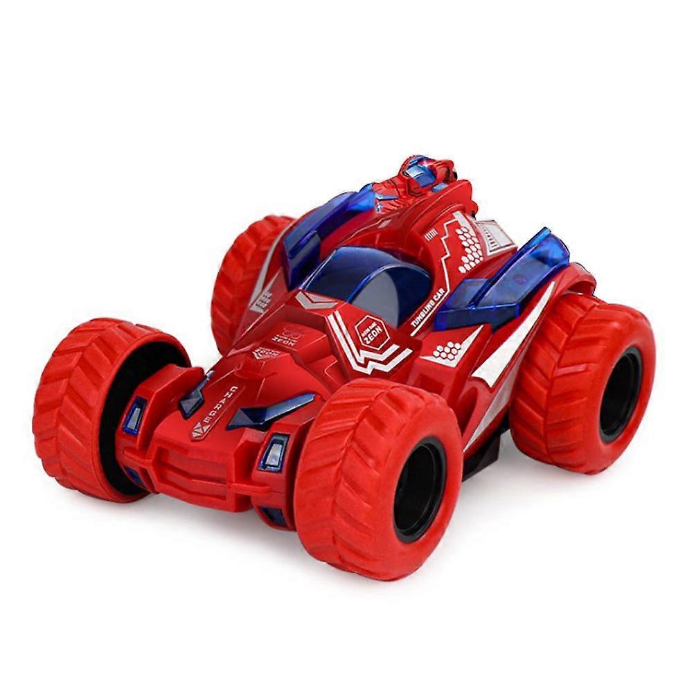 360 degrees  Rotation Pull Back Stunt Car Toy Inertial Offroad Car Toy Friction Inertia Powered  Toy Car