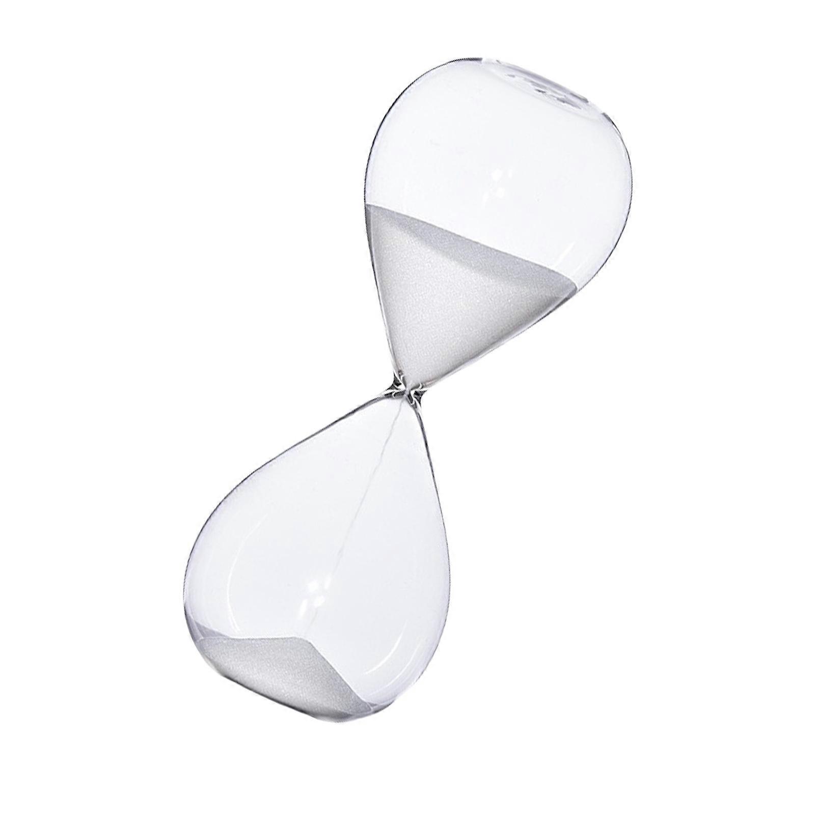 60 Minutes Hourglass Sand Timers 1 Hour Large Sand Timers for Improved Focuseds in Study Work  White