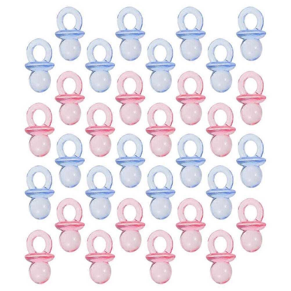Mini Acrylic Pacifiers Baby Shower Decor Table Scatter 200Pcs