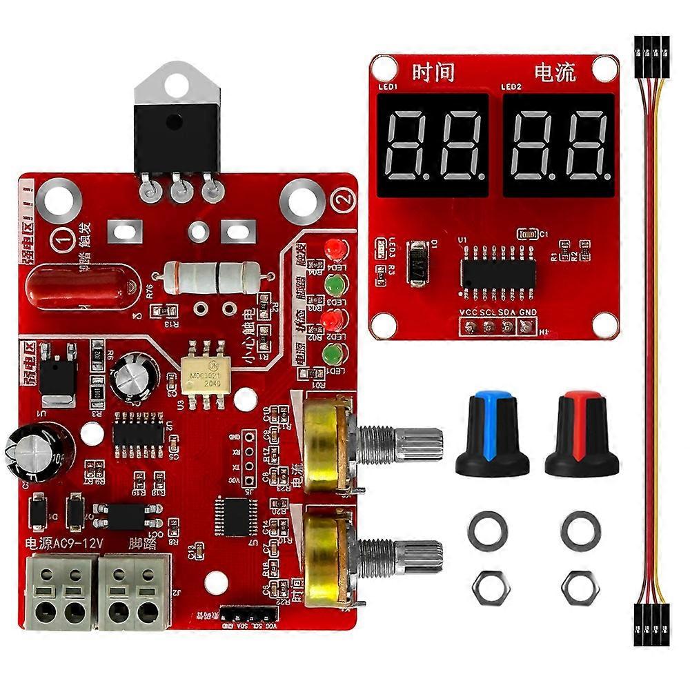 -D01 Spot Welding Machine Control Board Regulating Time and Current Digital Display DIY Control Boa