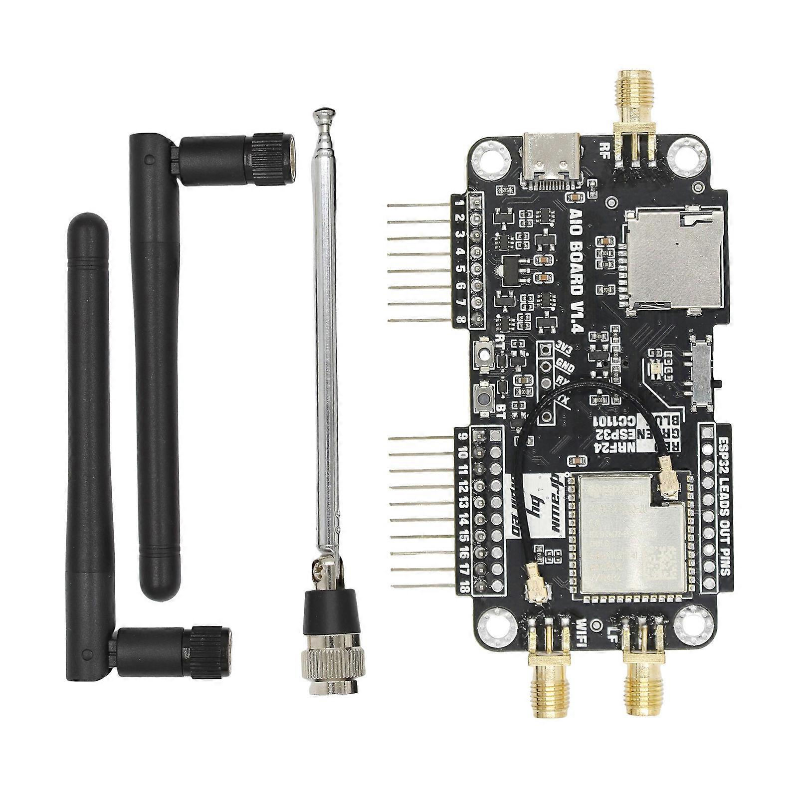 Modification Module 3 in 1 Multifunction Development Board NRF24 ESP32 Development Electronics Project Board Multicolor