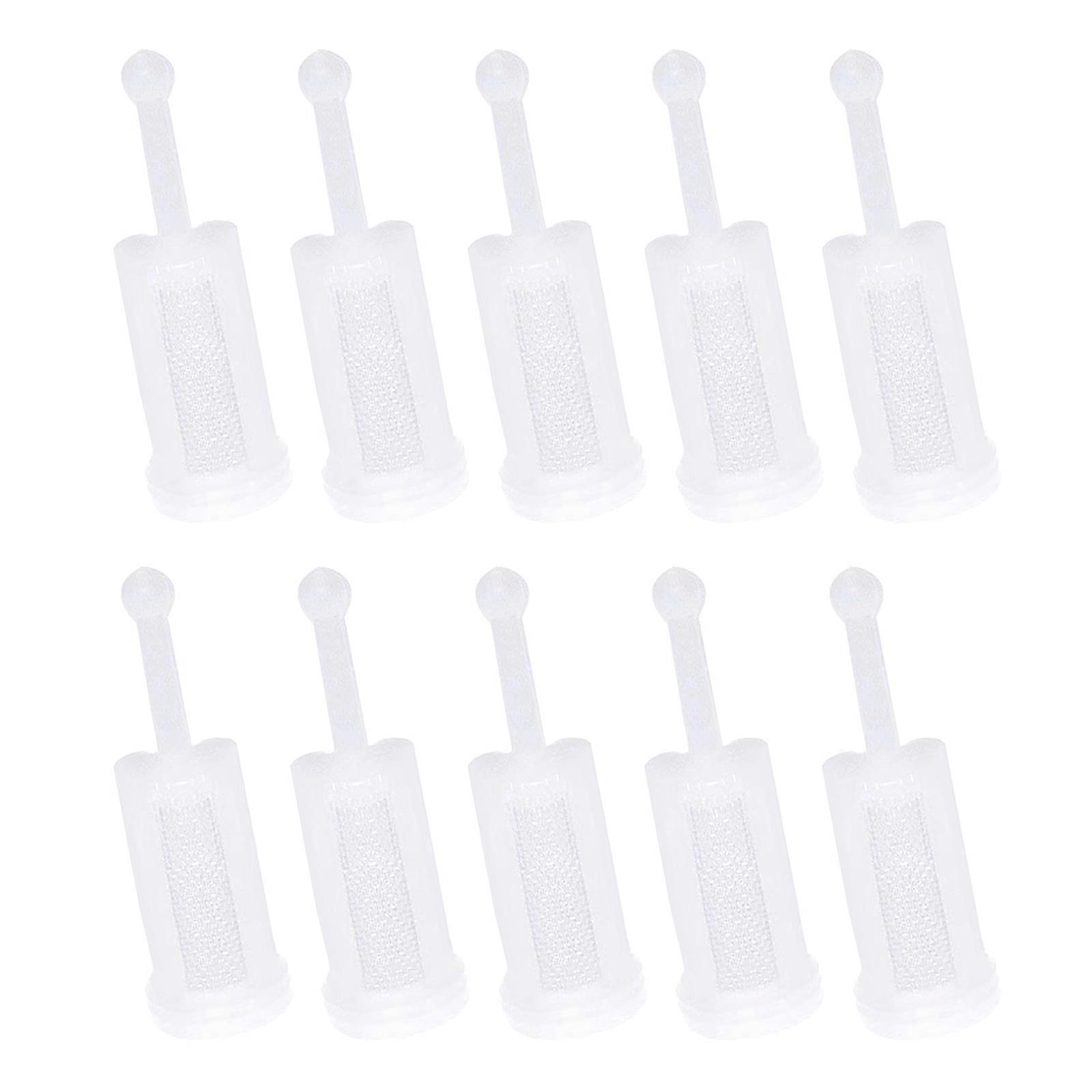 10pcs Paint Filter Gravity Spray Filter Replacement HVLP Gravity Feed Paint Strainers Mesh Filter Disposable Filters Multicolor