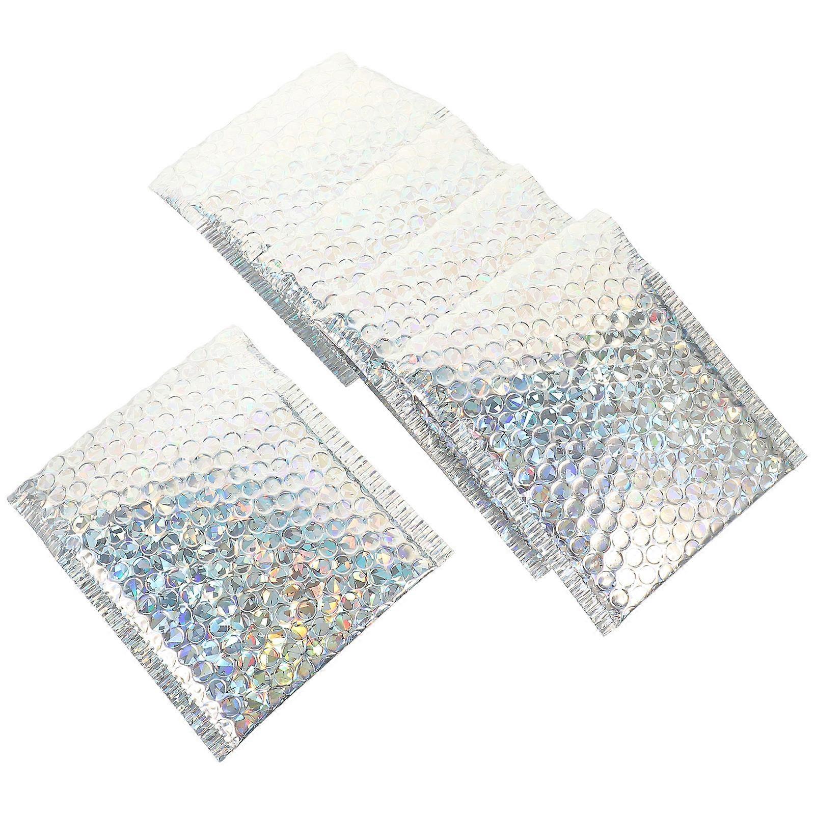 Shockproof Foam Bags Multi-Function Envelopes Mailers 20Pcs Silver Adhesive