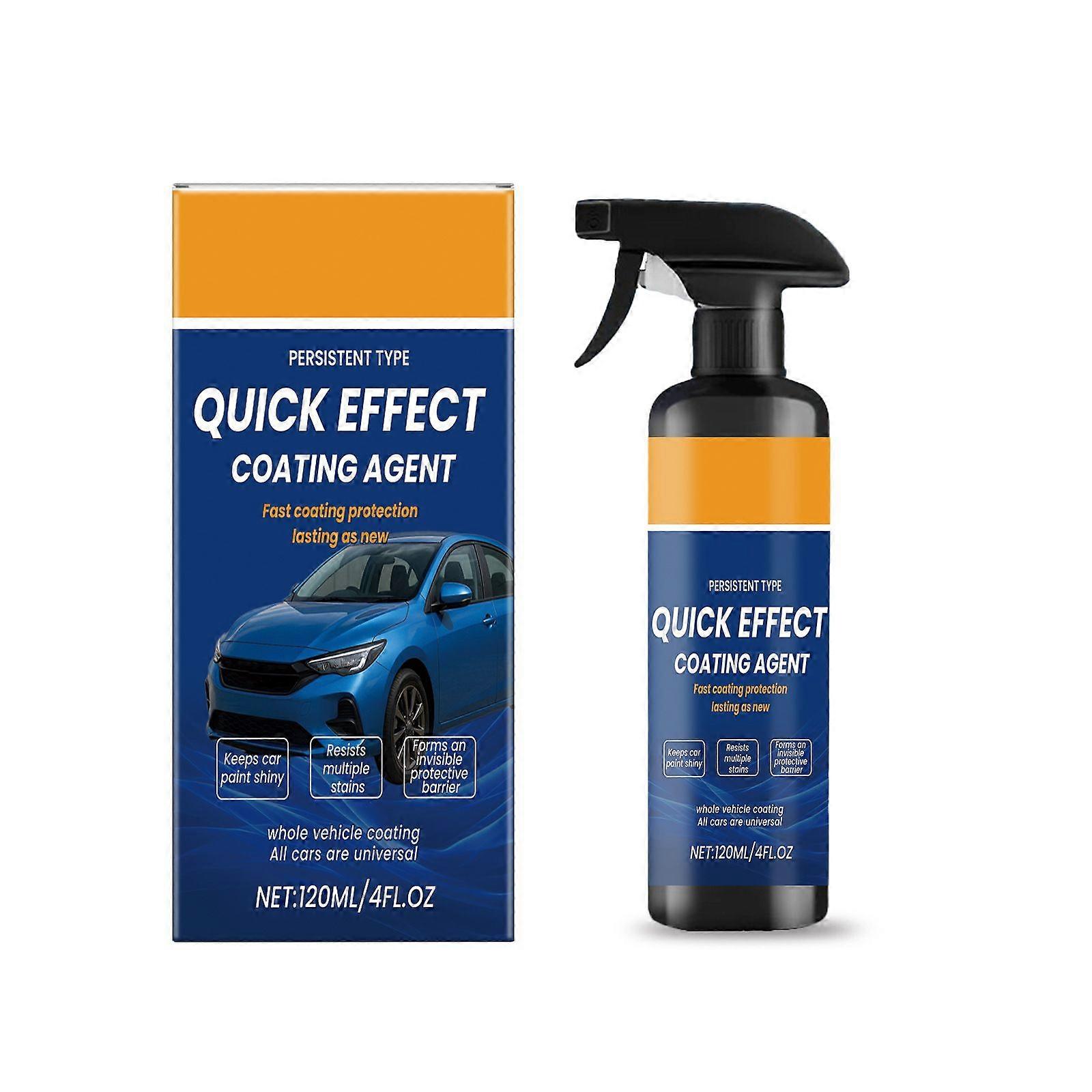 Car ceramic coating spray: cleans stains without damaging materials and maintains gloss.