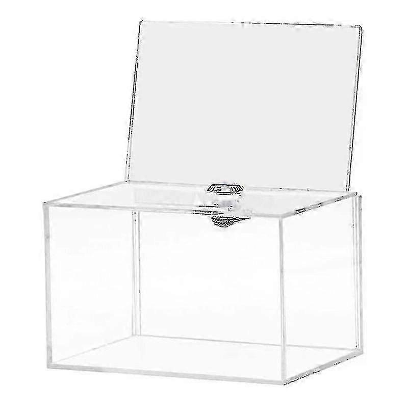 Transparent Donation Box for Contests and Sweepstakes 15x10x8in