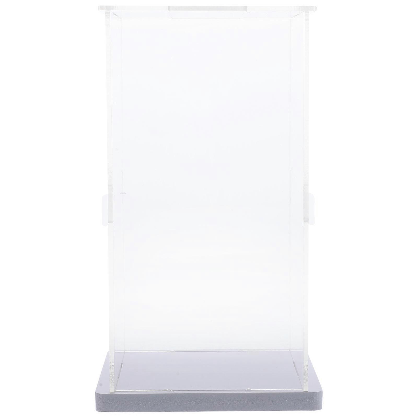 Transparent Acrylic Display Box for Display Use 2Pcs Figures Case