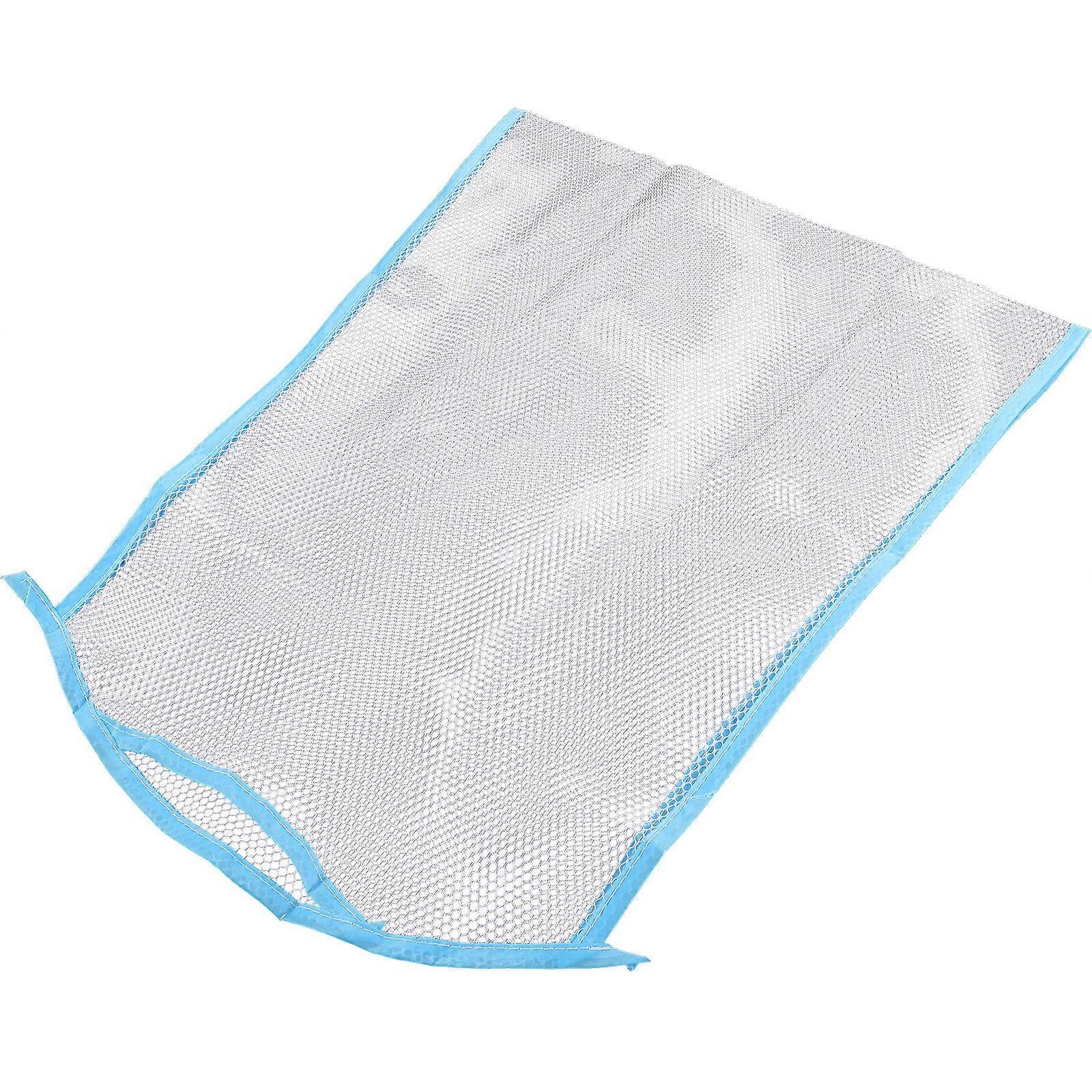 Collapsible Design Drying Net Foldable Hanging Mesh For Pillows And Stuffed Toys Sky-Blue 48.00X38.00X2.00CM Windproof 1Set