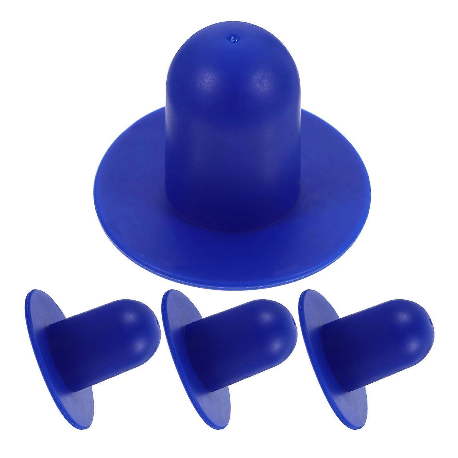 Blue PVC Pool Drain Plug for Pool Filter Pump Stoppers Useful Durable Practical with 4pcs Compatible