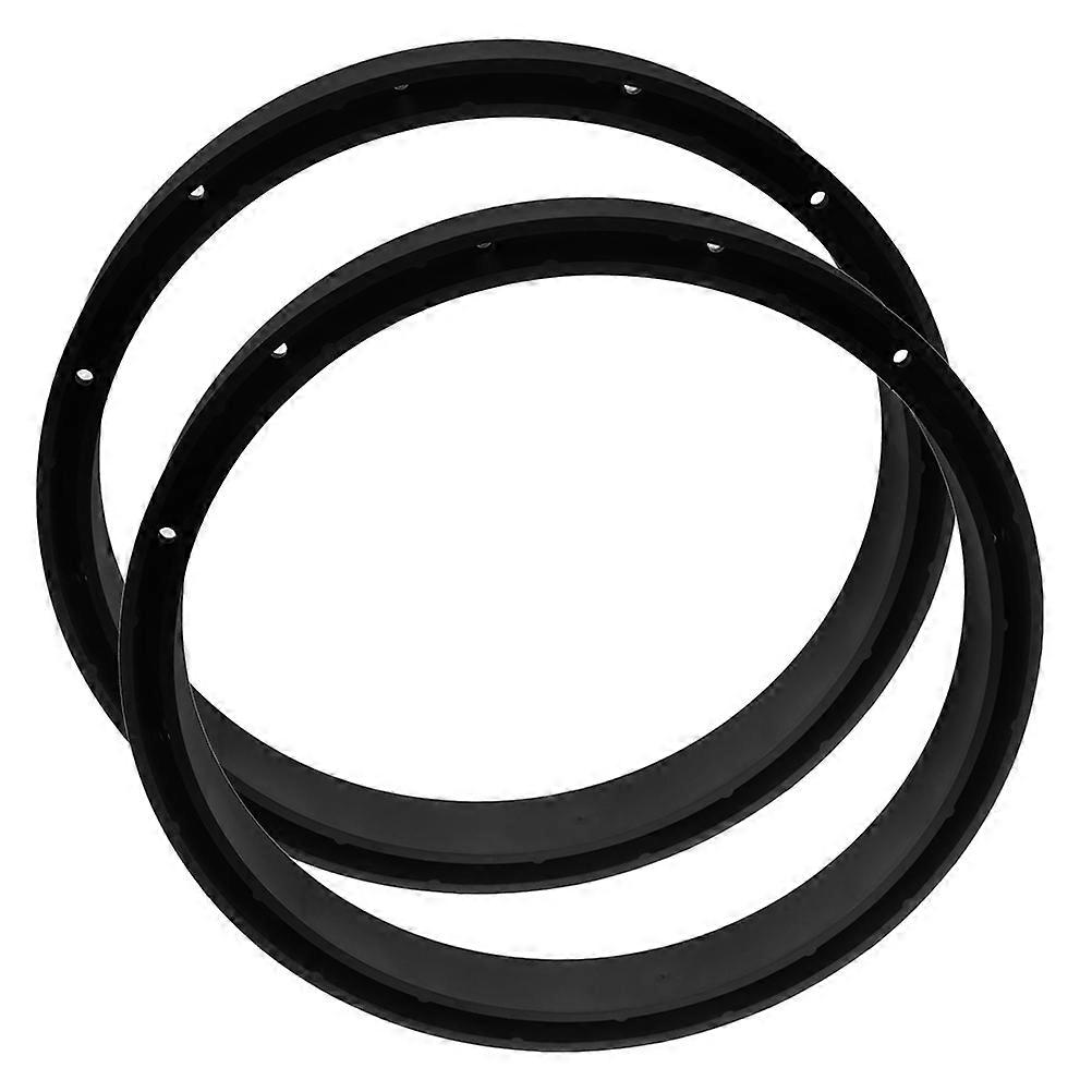 Black Silicone Ring Base for Tank Holder with Storage 2Pcs