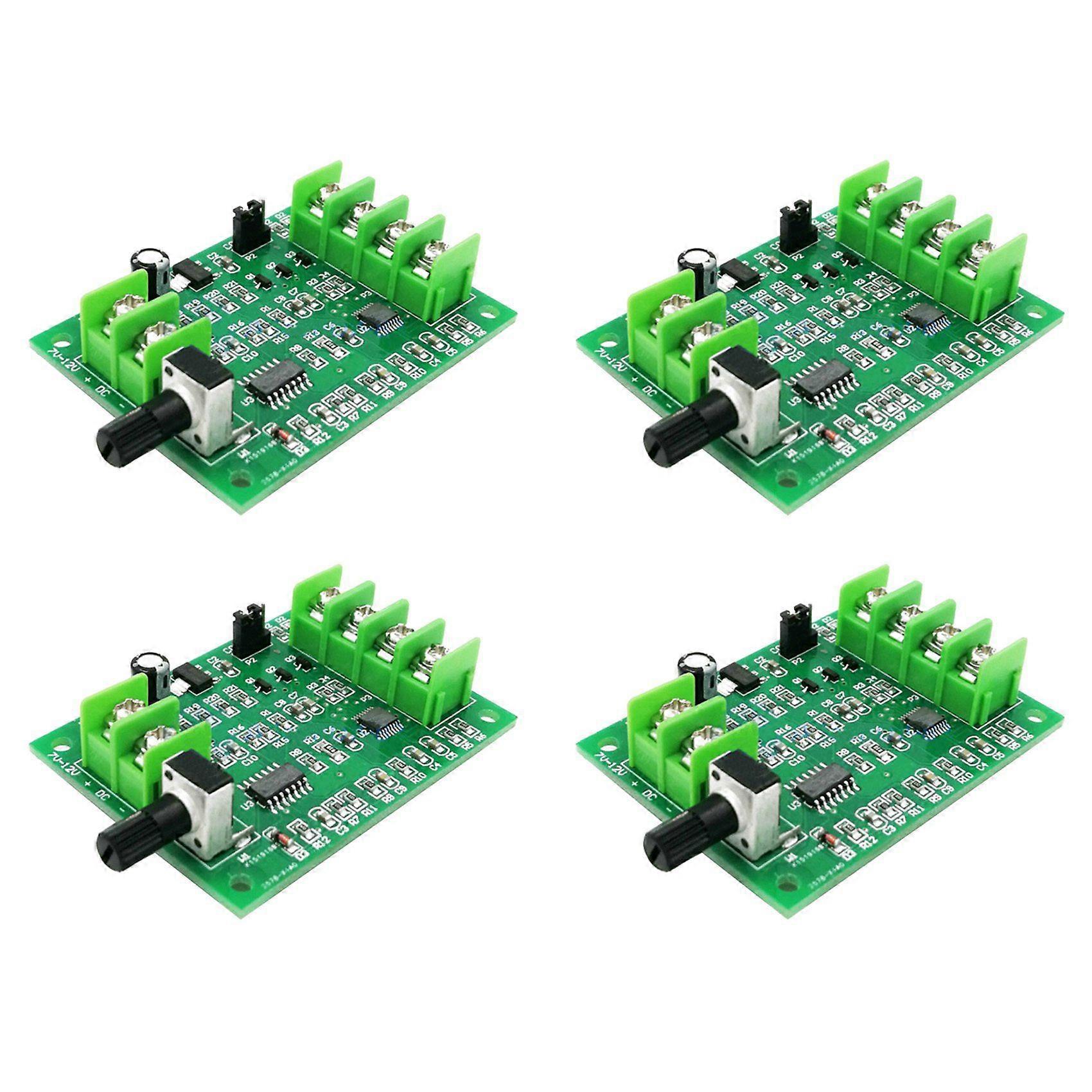 4X 7V-12V DC Brushless Driver Board Controller for Hard Drive Motor 3/4 Wire Speed Control Board