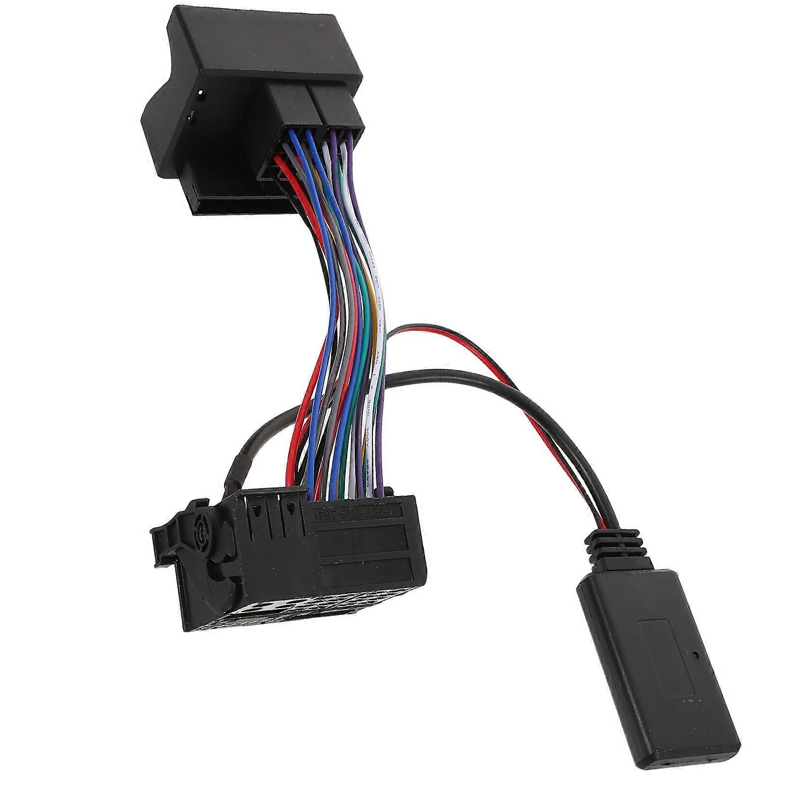 Car Aux Cable Connector Stereo Speaker Wire For In-Car Use Seamless Connection Noise Filtering 1Pcs