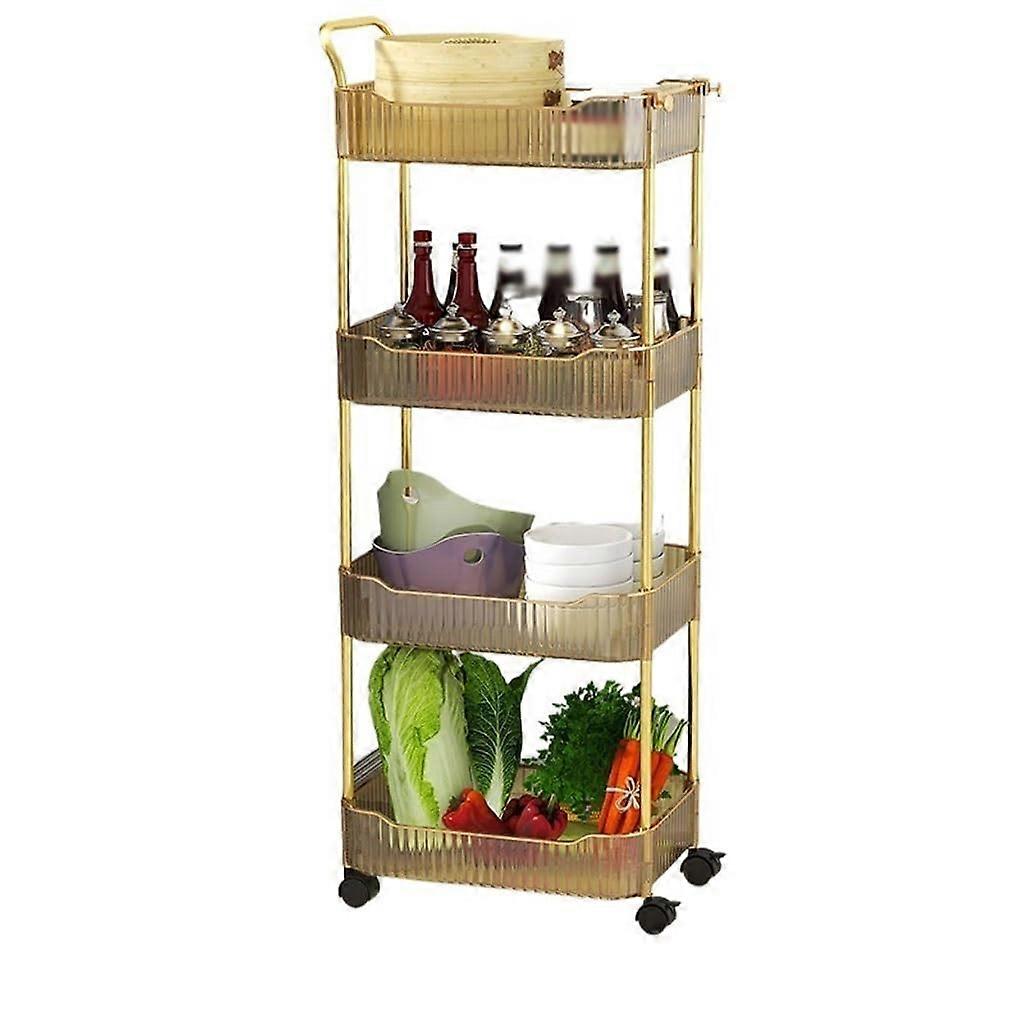 Kitchen Storage Rack with Large Capacity MultiLayer Design and Removable Baskets for Cookware