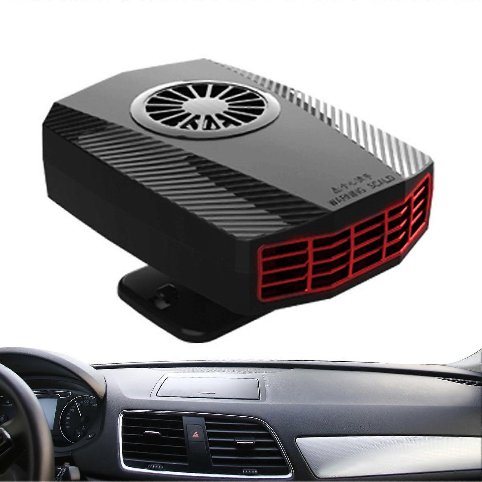 12V Car Heater and Windshield Defroster with Rapid Heating, Auto Temp Control for Winter Driving