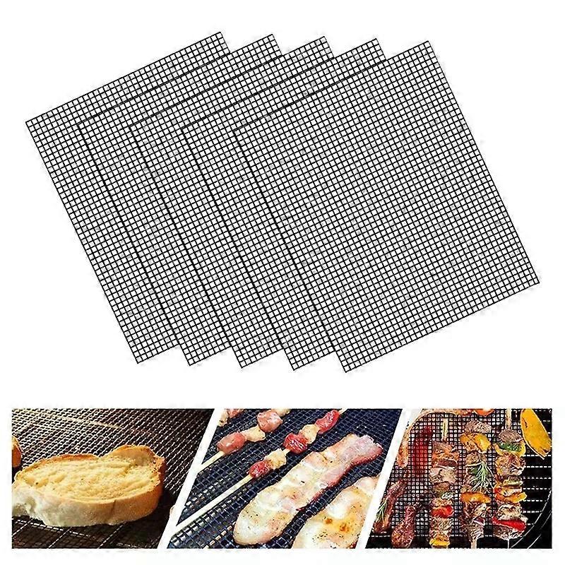 Barbecue Grid Baking Net Accessories Non-Stick Grilling Mesh Mat Works on Smoker Pellet Gas Charcoal BBQ Sheet Liners